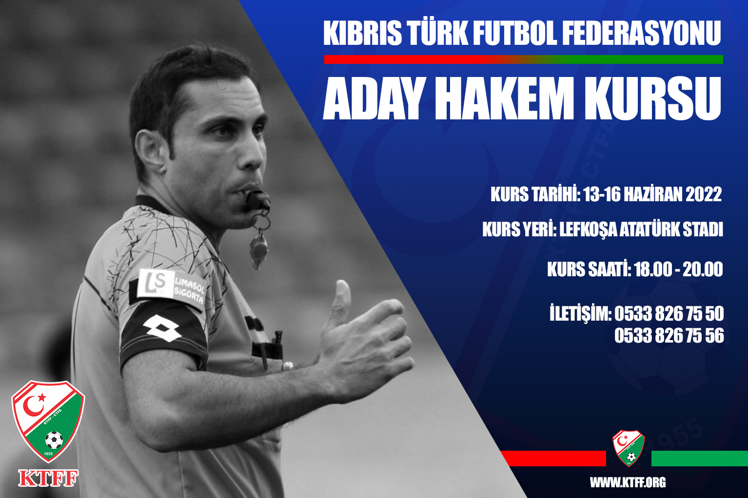 KTFF futbol hakem kursu açıyor